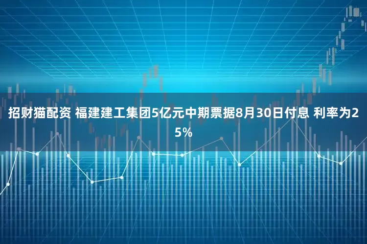 招财猫配资 福建建工集团5亿元中期票据8月30日付息 利率为25%